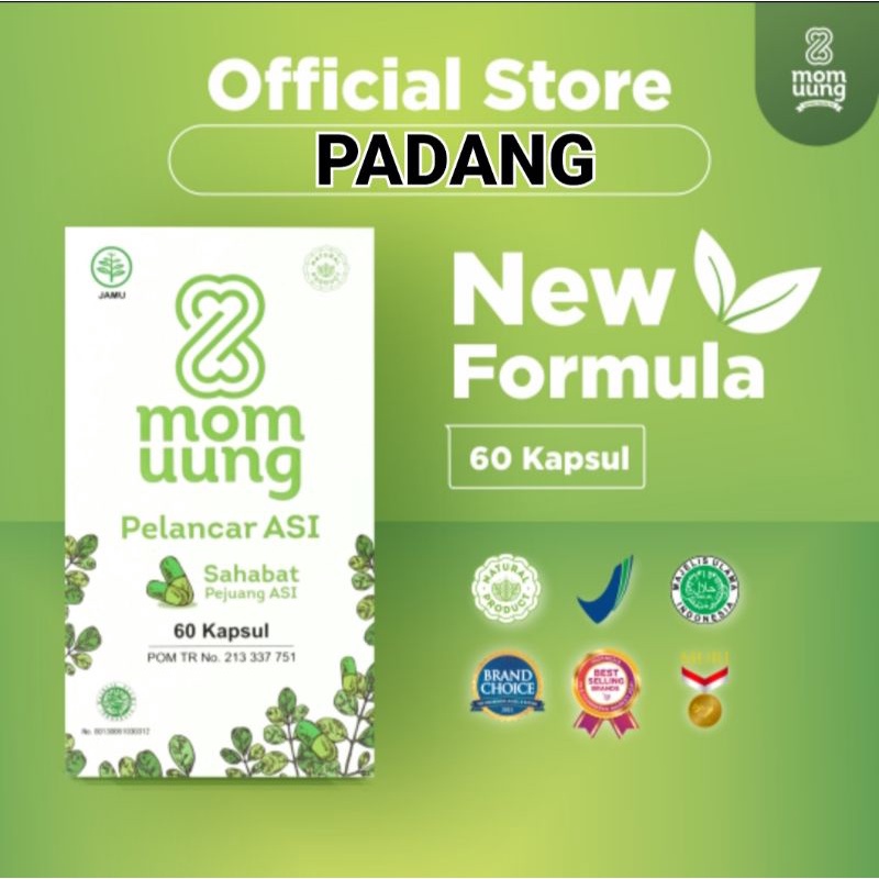 Mom Uung Asi booster 30 kapsul &amp; 60 kapsul / Pelancar asi natural