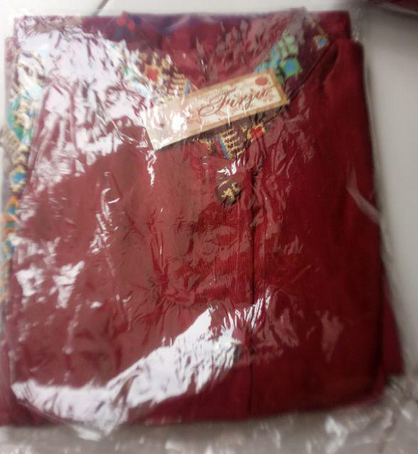 Bg - Batik Couple Keluarga Arabella / Couple Gamis Family / Seragam Pesta / Monalisa Syarii Busui