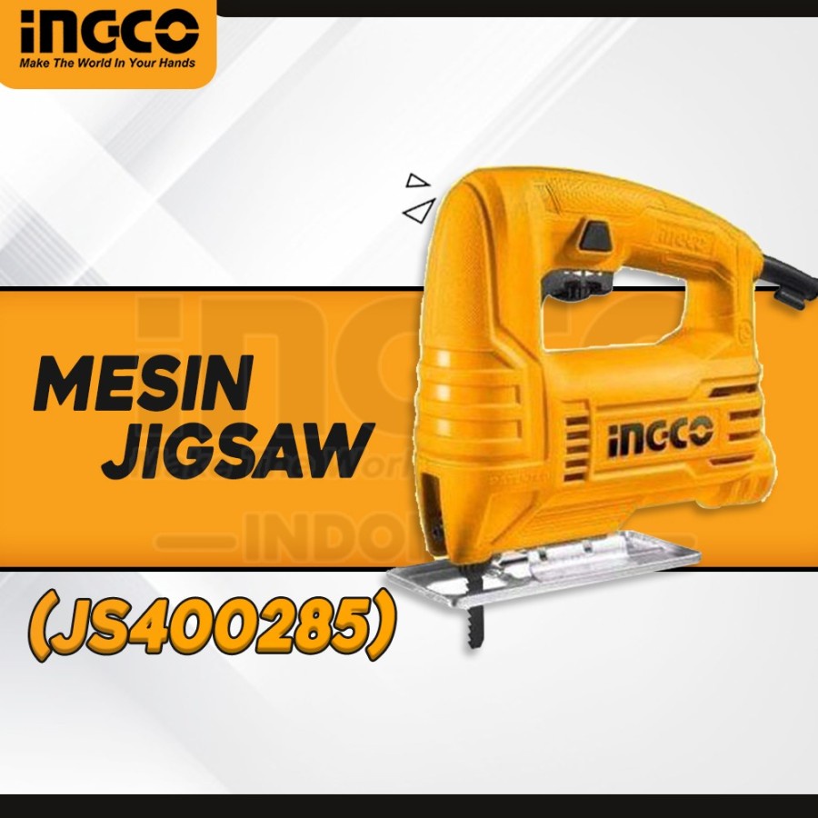 Ingco Mesin Jigsaw JS400285 Mesin Gergaji Listrik 400W JS 400285