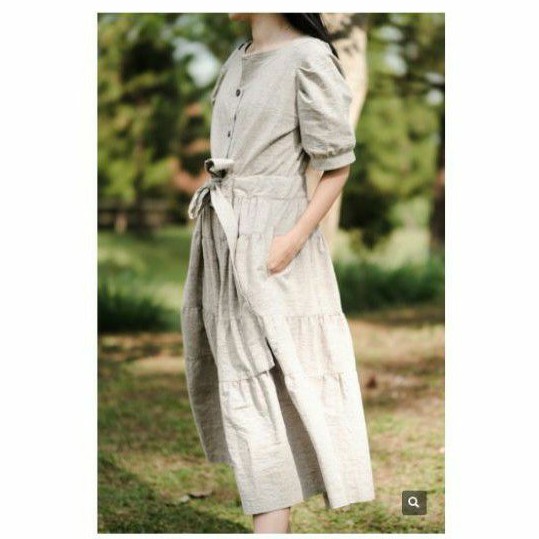 Maven Ophelia Dress in Rolled Oat.  No more restock :)