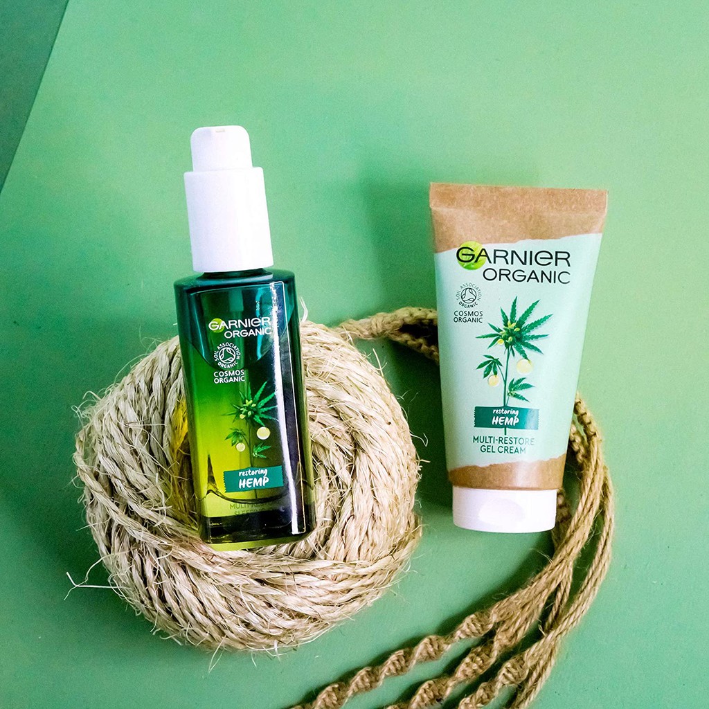 Garnier Organic Soothing Hemp Multi-Restore Sleeping Oil & Gel Cream