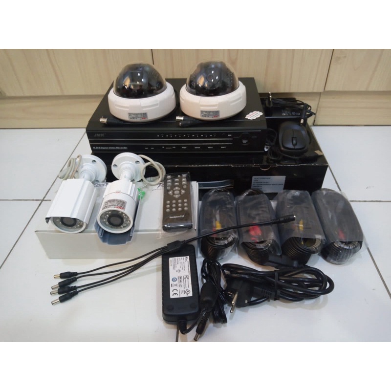 DVR KIT 4ch paket dvr kit 4channel lengkap dengan cctv