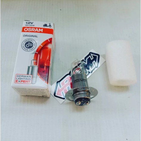 LAMPU BOLAM BOHLAM BULB DEPAN DPN RXKING RX KING LAMA 12V 35W 35 WATT ORI ORIGINAL OSRAM ASLI