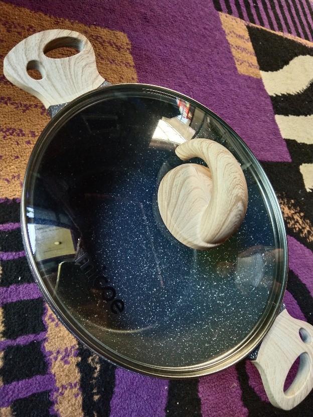 Micoe Panci Masak Penggorengan Panci Dapur Batu Maifan Panci Anti Lengket Sup Untuk Mie 24cm