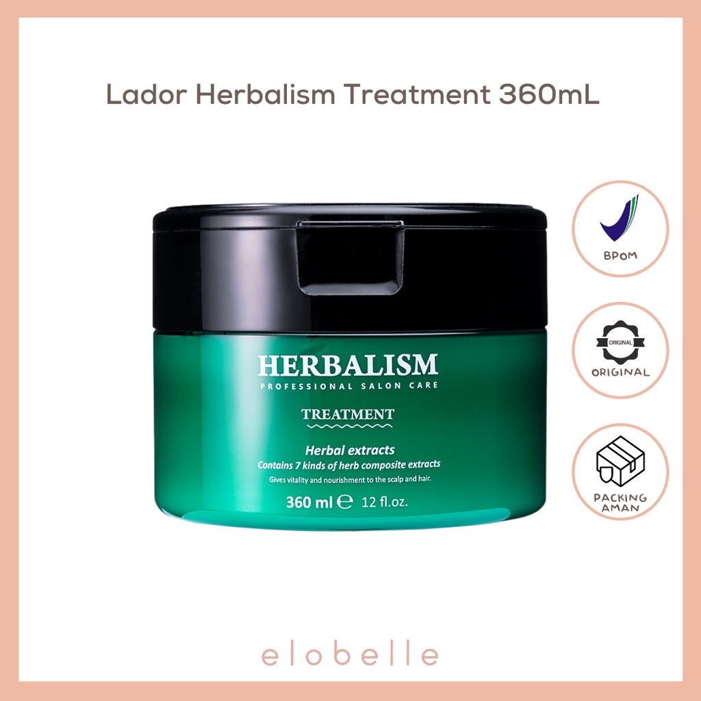 Lador Herbalism Treatment 360mL Herbalism Series / Lador Treatment Rambut rontok / Lador Herbalism S