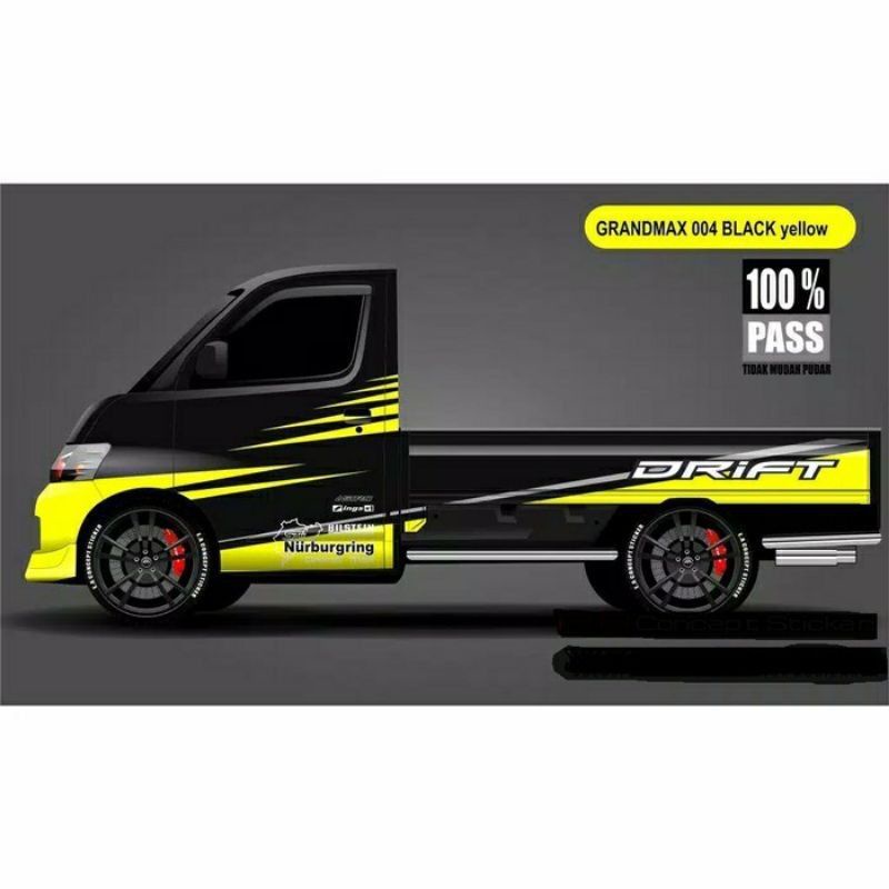 cutting sticker mobil pickup granmax Sticker mobil carry Futura luxury dll