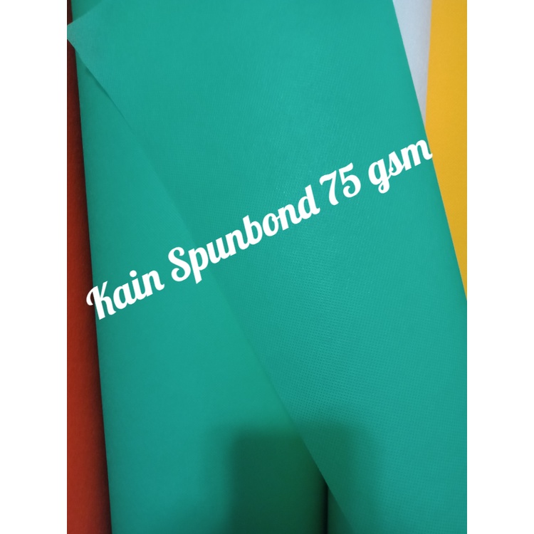 

Kain Furing / Kain Spunbond Hijau Tosca 75 gsm per Meter