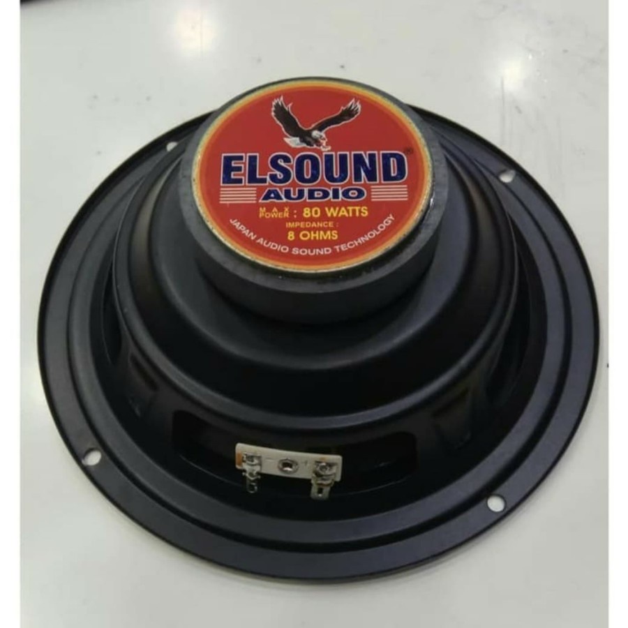 SPEAKER ELSOUND 6 INCH WOOFER ORIGINAL magnet kecil