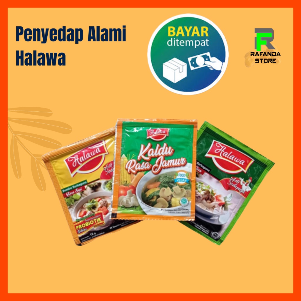 HALAWA BUMBU MASAK Organik plus Probiotik - Halawa Kaldu Penyedap Rasa Non MSG