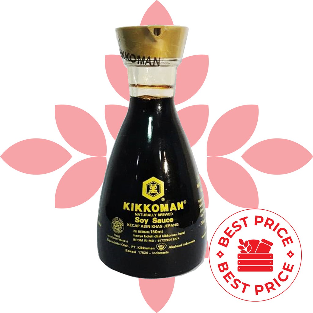 KIKKOMAN - KECAP ASIN JEPANG HALAL ALL PURPOSE - 150 ML (BOTOL DISPENSER)