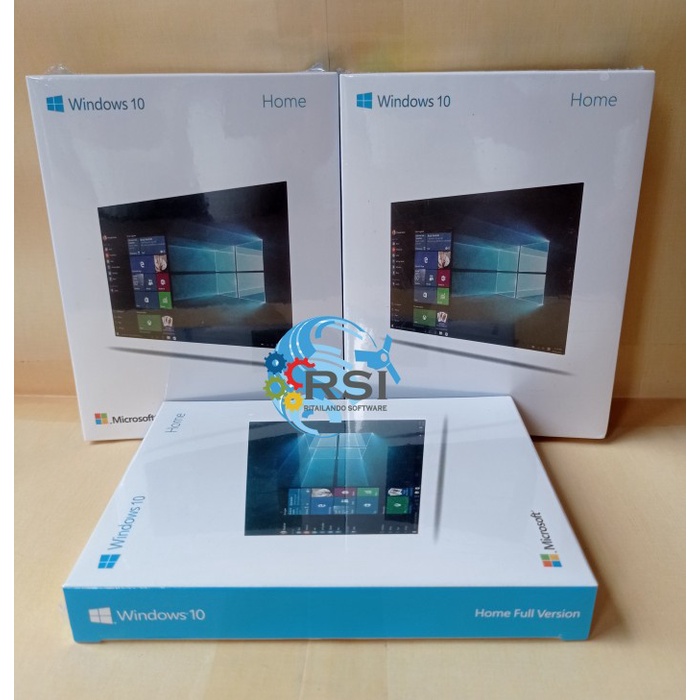 Windows 10 home Fullset Box Usb 3 Original Software OS Life Time