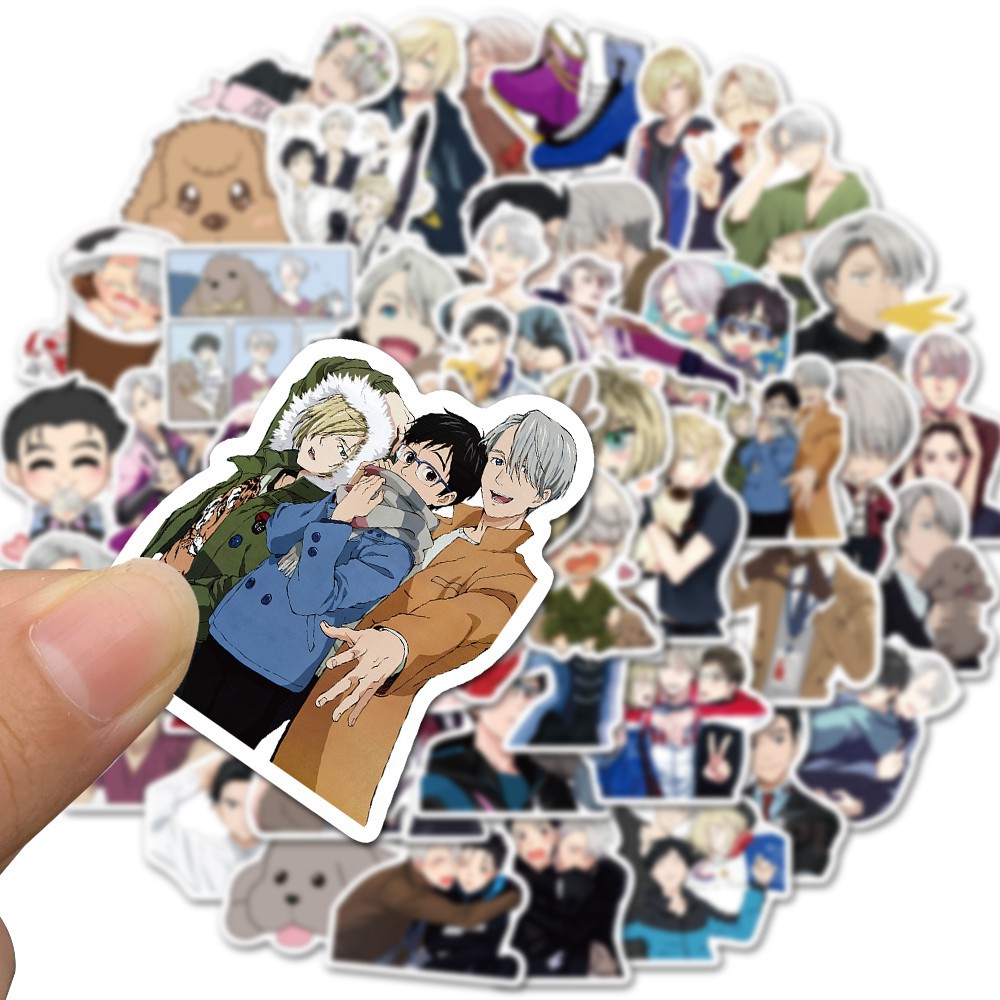 YI001 – Sticker / Stiker Anime Jepang Yuri on Ice