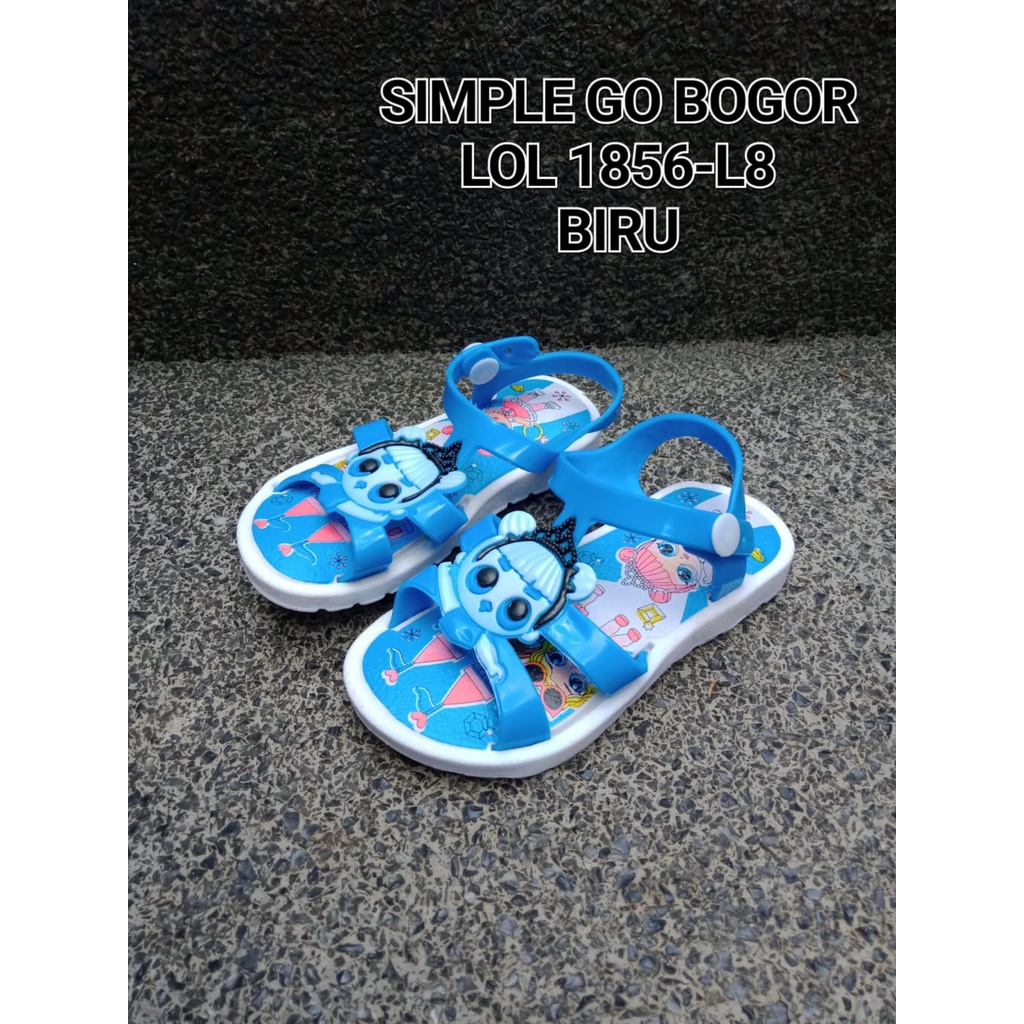 SENDAL JAPIT ANAK IMPORT TALI BELAKANG KARAKTER TAYO/LOL 1816-19 1856-L8 24-29