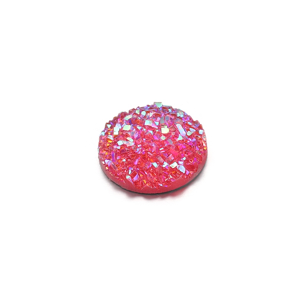 30Pcs/Lot 12mm Campuran warna resin cabochon patch kecil untuk DIY liontin anting-anting membuat perhiasan persediaan