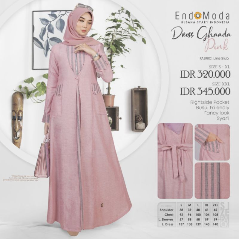 GAMIS ENDOMODA GHAADA DRESS ENDOMODA • ORIGINAL