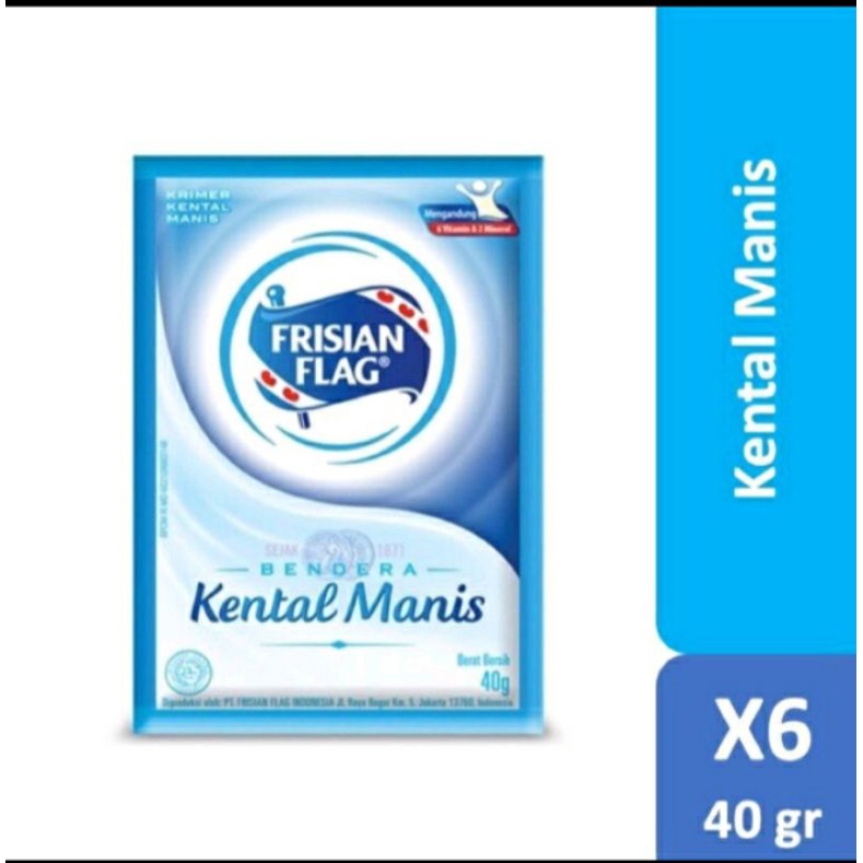 

Frisian Flag Kental Manis Sachet 40 gr isi 6