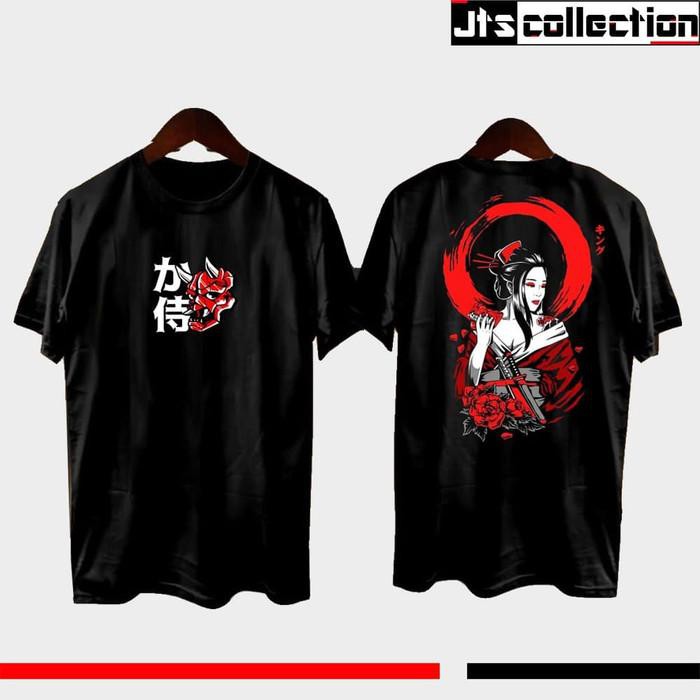 Kaos baju geisha jepang atasan cowo fashion pria distro murah 06