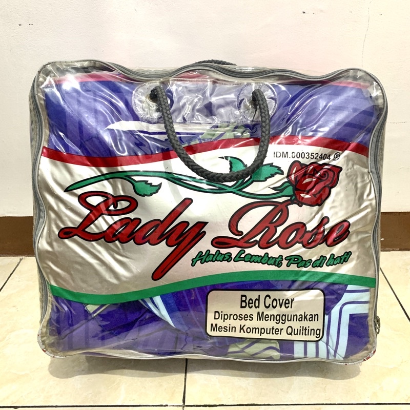 JUAL MURAH SET BEDCOVER BED COVER SPREI SPREY KASUR SELIMUT KADO PERNIKAHAN LADYROSE LADY ROSE INTER