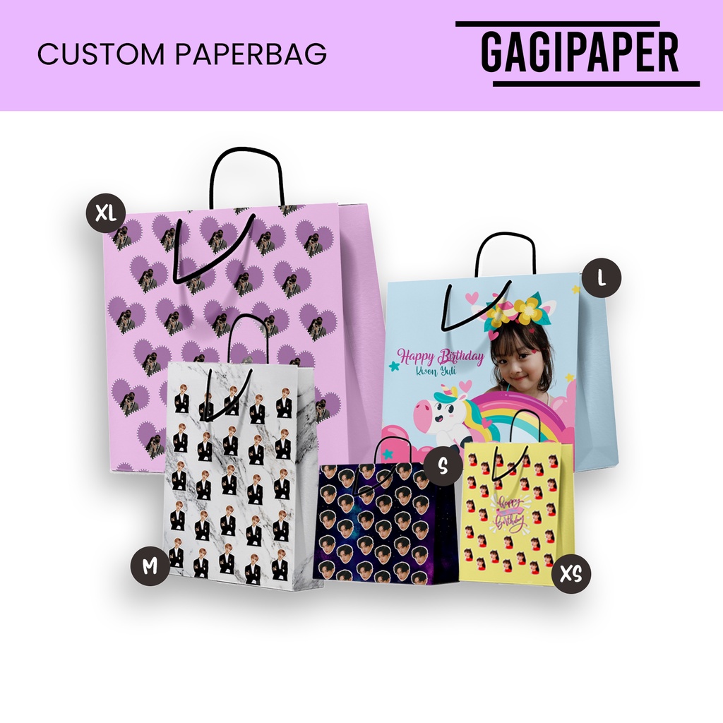 

Paper bag Custom Wajah papperbag / paperbag / kado