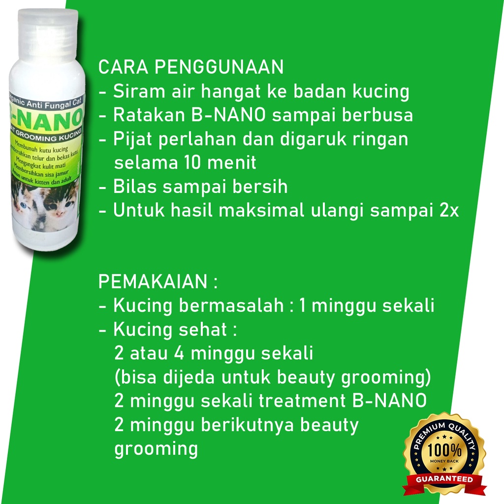 OBAT KUTU JAMUR KUCING SHAMPO GROOMING TOPCER PATEN GARANSI UANG KEMBALI KEMASAN 100 ML