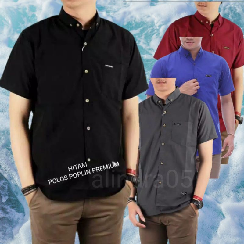 Kemeja Pria Boyi Top Man Lengan panjang Pendek Casual Polos Formal Kerja