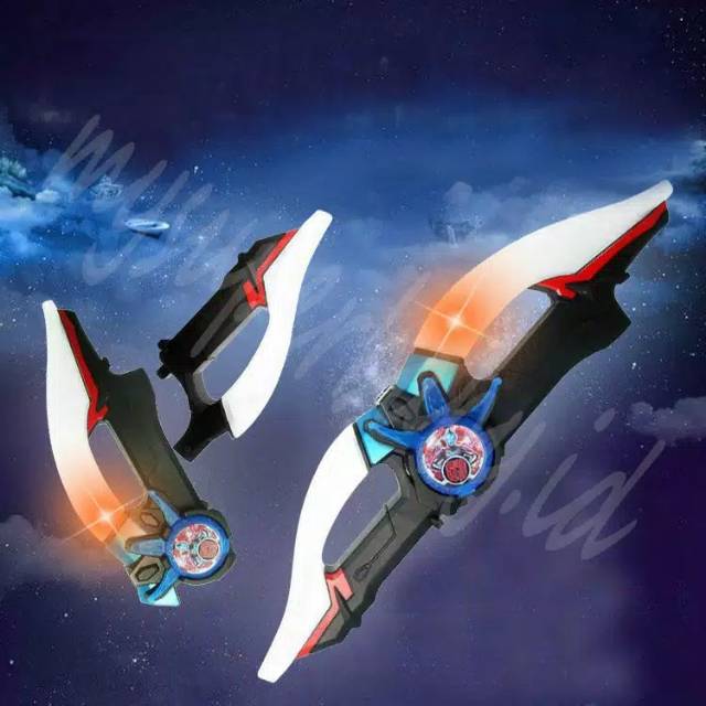 Double Sword Ultraman atau Mainan Pedang Ganda Senjata Ultraman