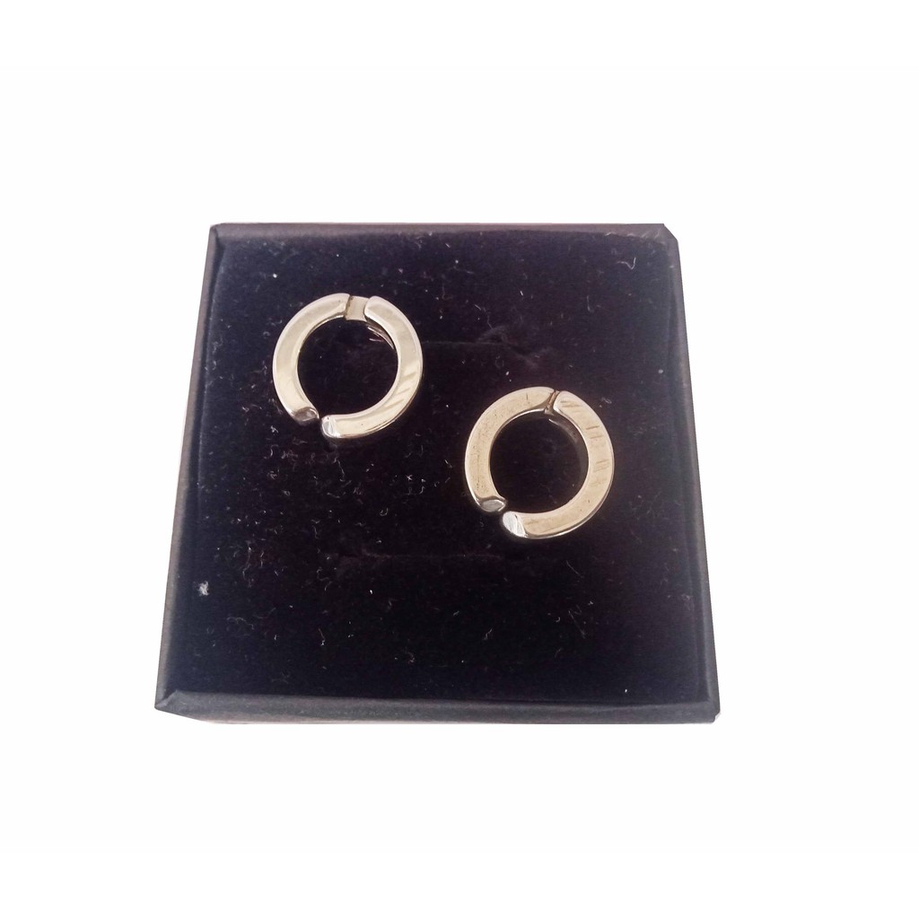 Sepasang (2 pcs) Anting Model Jepit Tanpa Tindik