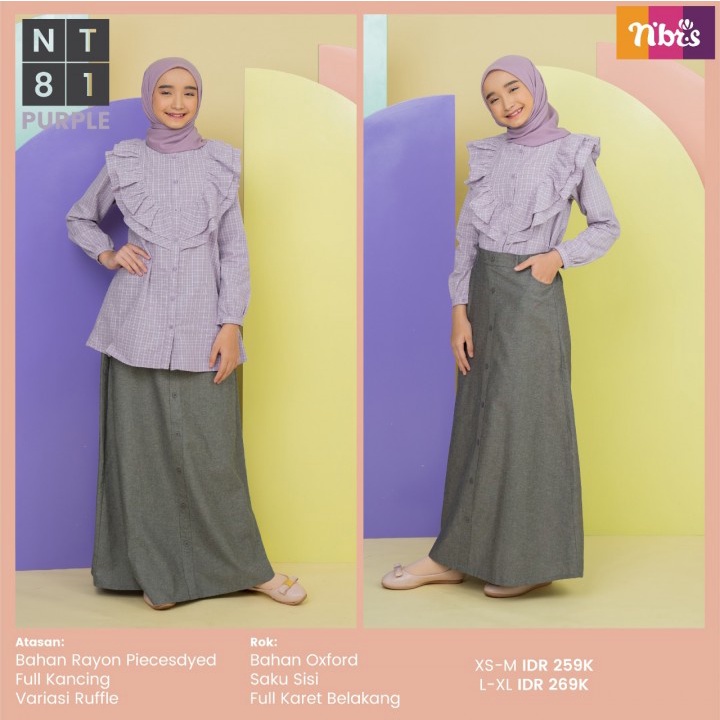 Nibras Teen NT 081 (Nibras Remaja/ Baju Anak Tanggung)