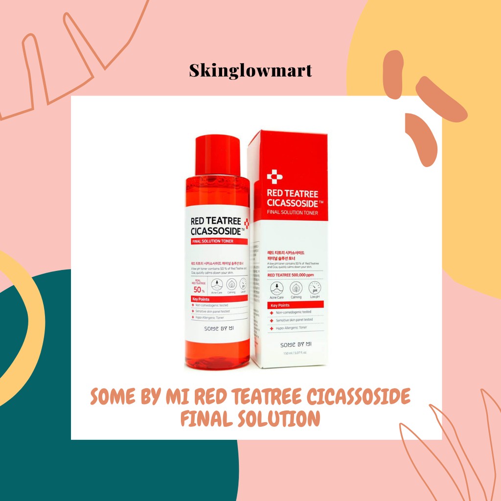 Some By Mi Red Tea Tree Cicasosside Toner Kulit Sensitif dan berjerawat 100 ml