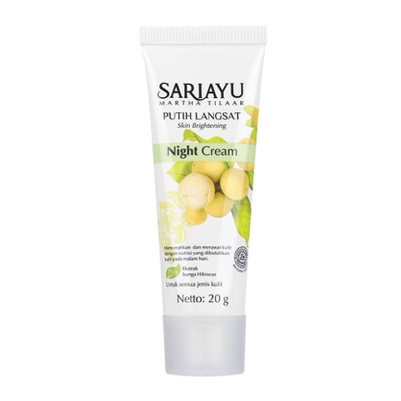 SARIAYU Putih Langsat Night Cream 20mL