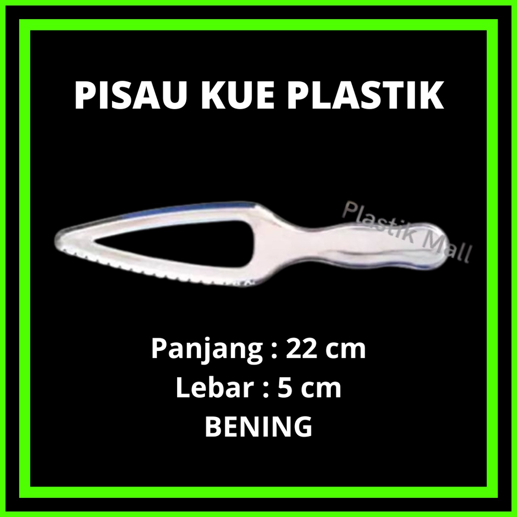 

Pisau Kue Tart Plastik Ulang Tahun Bening Pemotong Kue / Pisau Kue Plastik / PIsau Plastik / Pisau Tart/ Bolu