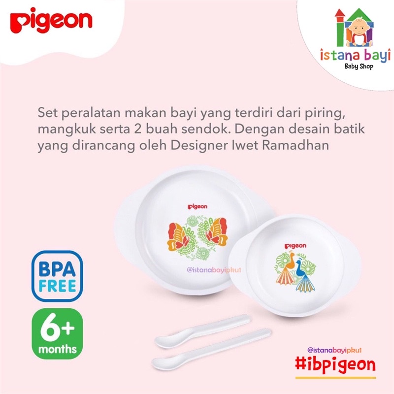 Pigeon Feeding Set Mini - Set perlengkapan makan anak