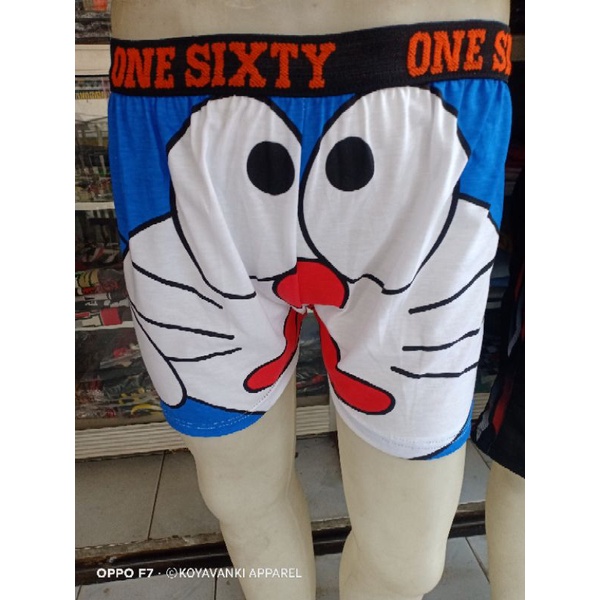 celana boxer motif cartoon Doraemon