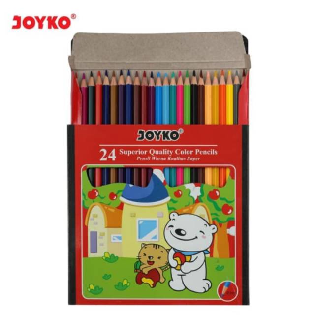 

Color Pencil / Pensil Warna Joyko CP-24PB / 24 Warna