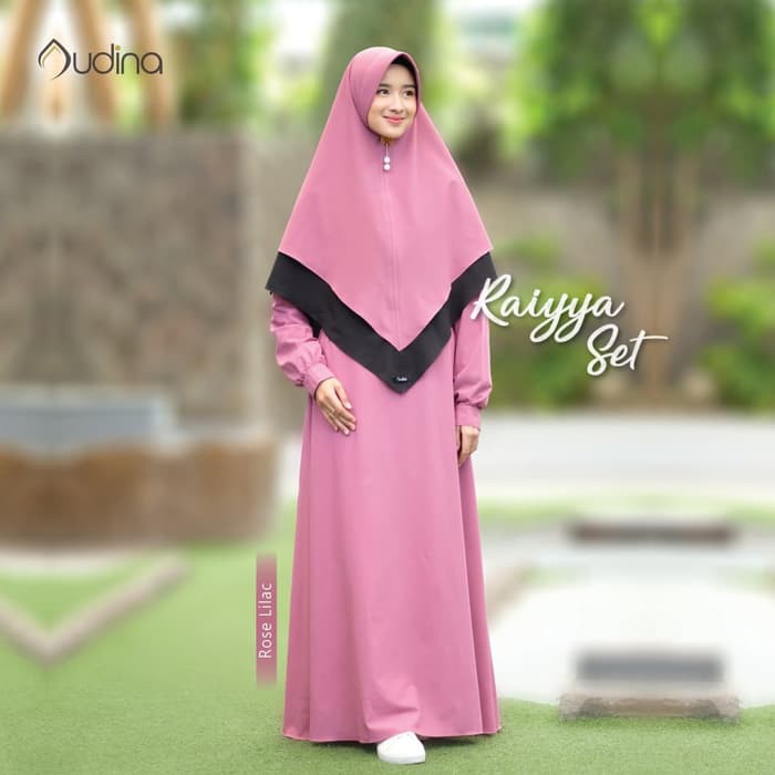 Raiyya Syari Rose Lilac I Gamis Syari I Muslim Syari