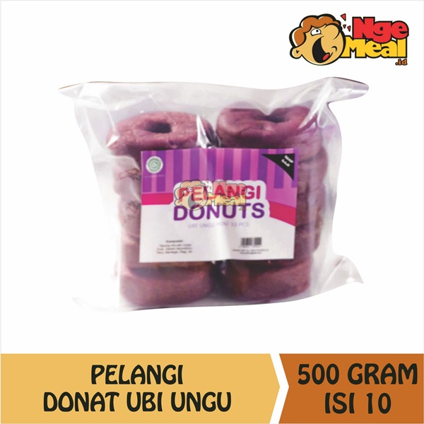 

PELANGI Donat Ubi Ungu Besar isi 10 Pcs