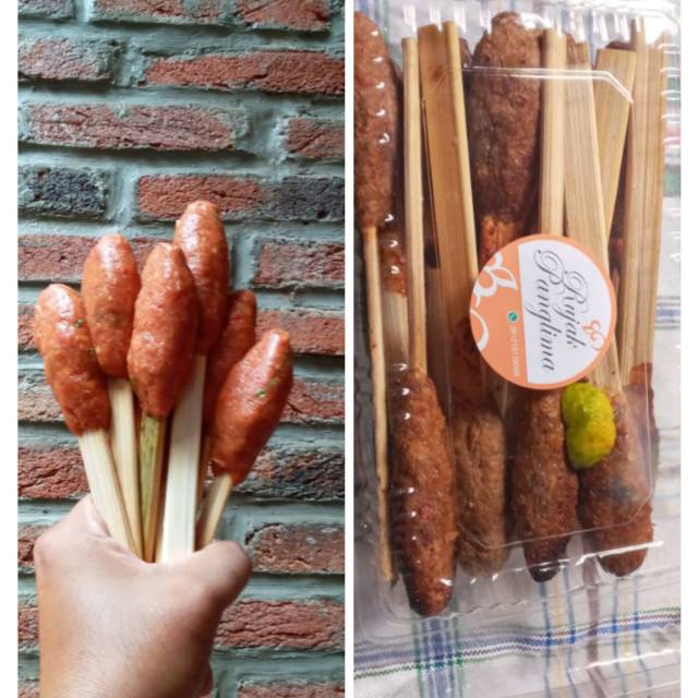 

Sate Pusut / Sate Lilit khas Lombok