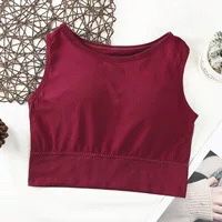 [ LINGERIE MASTER ] - (B-7) Bra Sport Wanita Dengan Tali Strap Dan Bahan Tipis Bergaya Lingerie Sporty Import High Quality-B-7 Red Violet