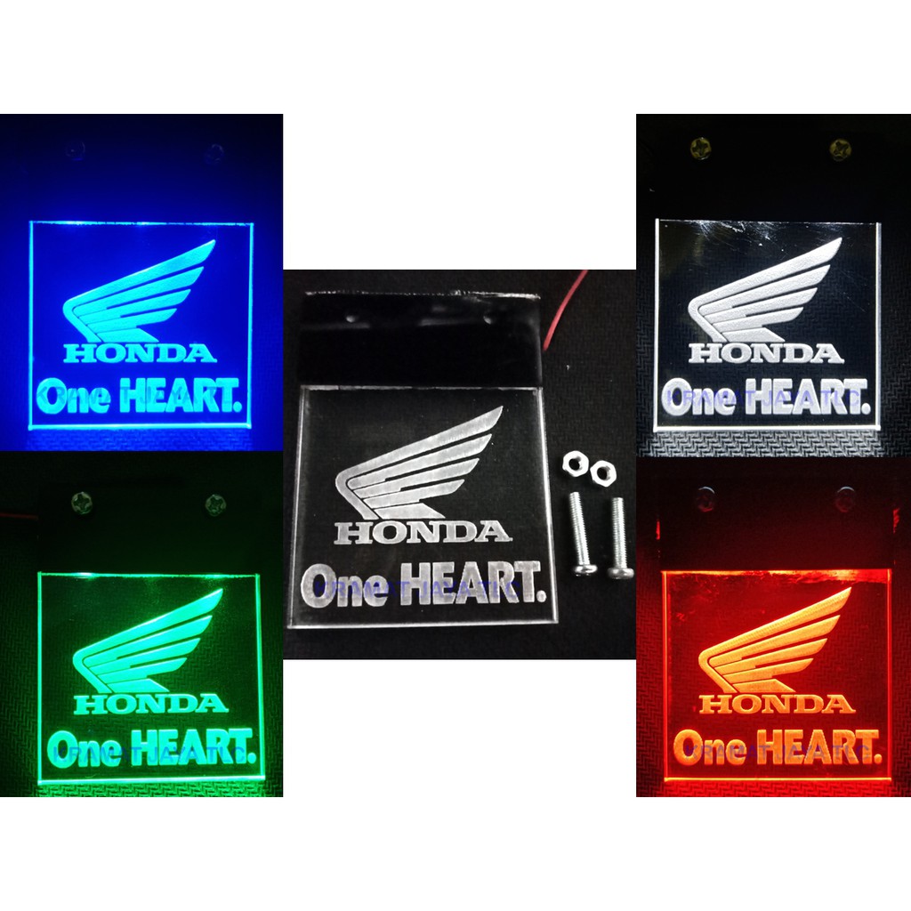 PENENG MINI LED AKRILIK GRAFIR LASER LOGO HONDA SAYAP WATERPROOF