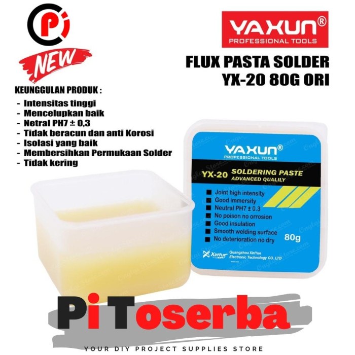 Original YAXUN YX-20 80G Flux Pasta Solder Minyak Solder Rosin