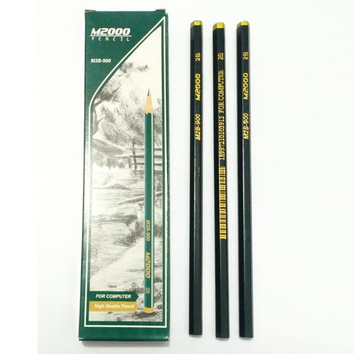 

Pencil / Pensil 2B / 1 BOX 12 PCS