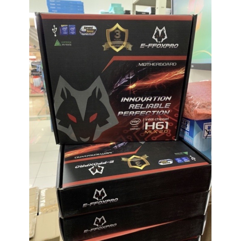 MOTHERBOARD EFFOXPRO H61 SOCKET 1155