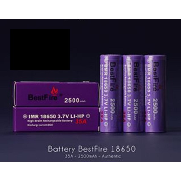 Battery BestFire 18650 2500mAh 35A 100% Authentic