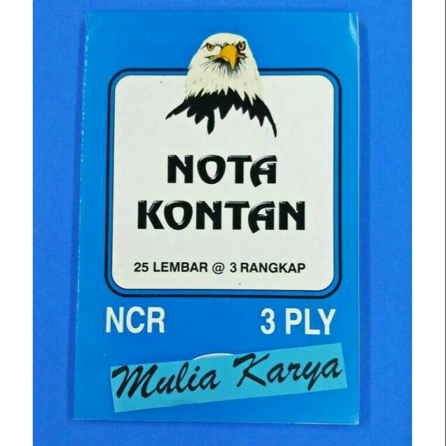 Buku Nota Kontan Kecil NCR 3 ply  1/4 folio