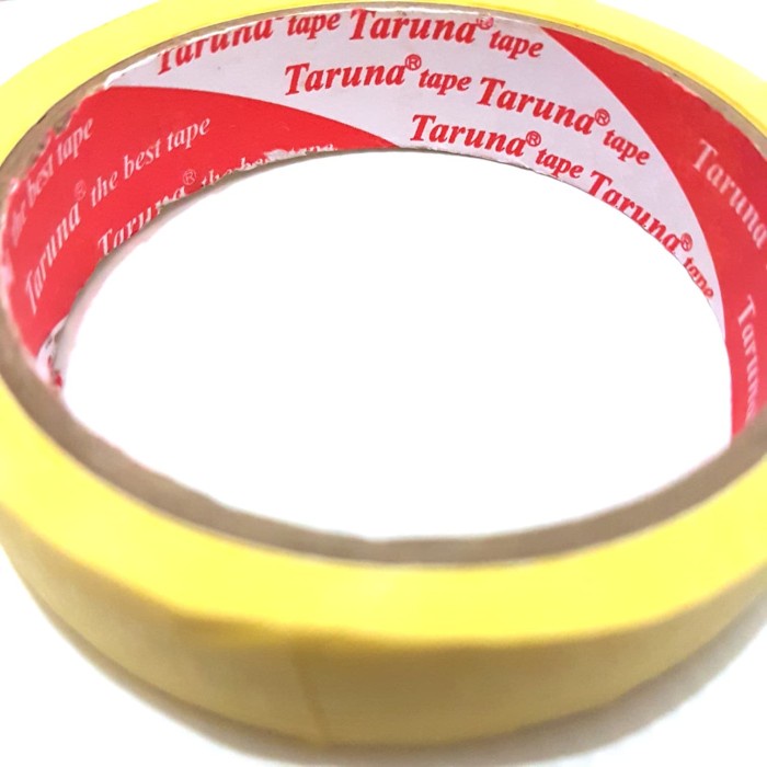 Masking tape 1inch 12 meter lakban kertas isolasi solatip paper tip