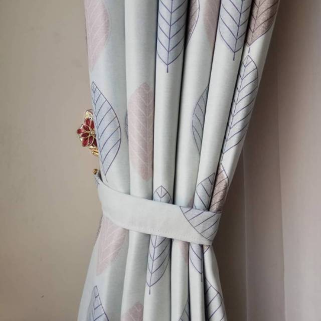 Gorden minimalis jendela gorden motif