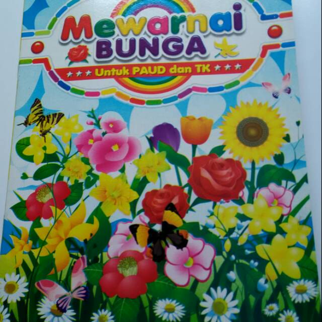 Mewarnai Gambar Bunga Di Buku Gambar Gambar Ngetrend dan 