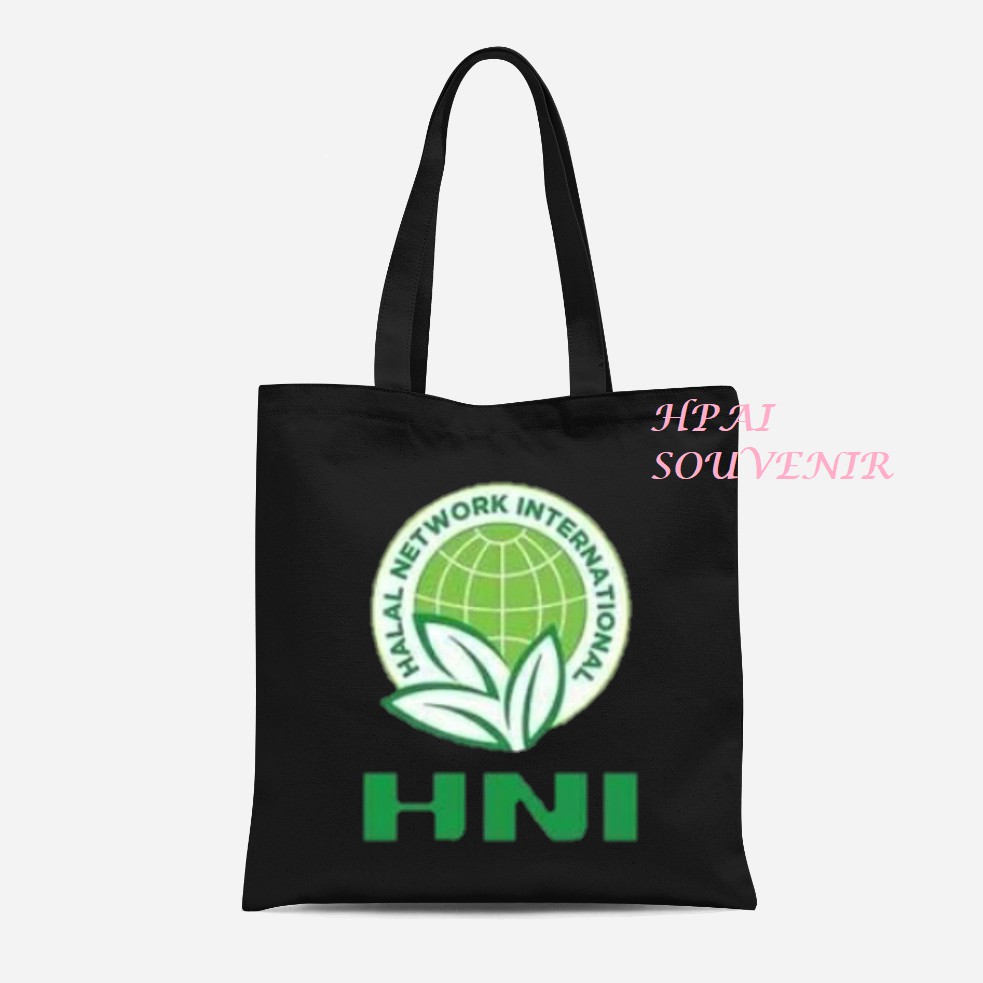 TAS TOTTE BAG LOGO HNI - HITAM
