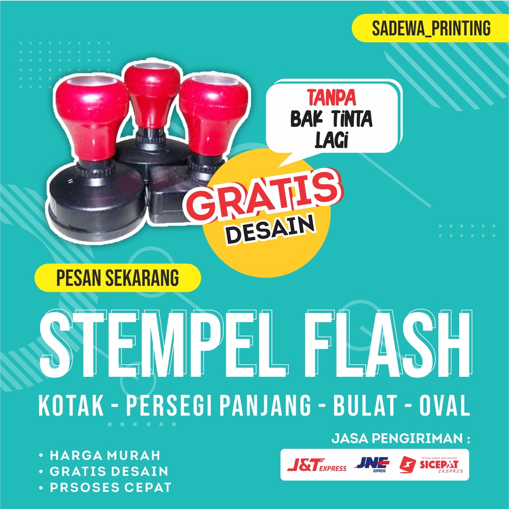 

Stempel Flash Otomatis | Desain Gratis | Proses Kilat