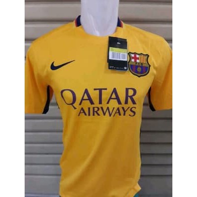 promo juara  Jersey / Baju Bola Barcelona Away 2015/2016 Grade Ori Termurah